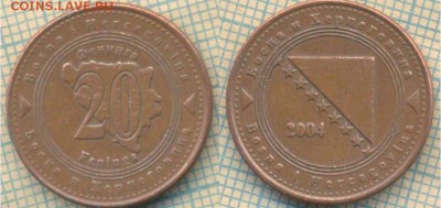 Босния и Герцеговина 20 фенингов 2004 г., до 31.10.2018 г. 2 - Босния и Герц 20 фенингов 2004  4284