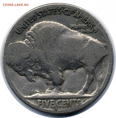 A60 США 5¢ Buffalo Nickel 1936D до 04.11 в 22°° - A60 США Buffalo Nickel 1936D_2