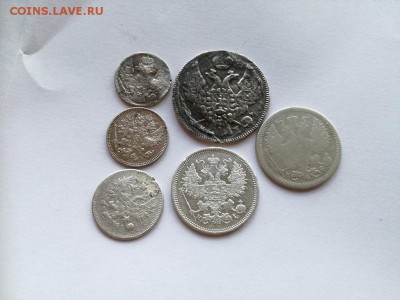 6 серебрянных монет 1836-1894 до 01.11.2018 - 6сер (2) - копия