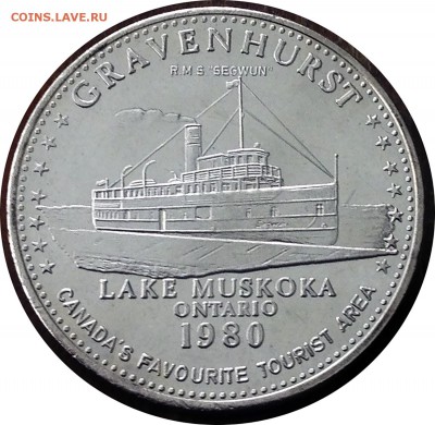 A67 Канада торговый доллар Gravenhurst Ont 1980 05.11 в 22°° - A67 Trade Dollar 1980_1