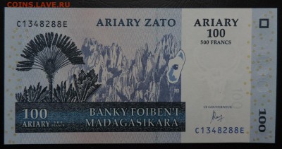 МАДАГАСКАР 100 ариари 2004г., ДО 3.11. - 100 ариари 2004г., А..JPG