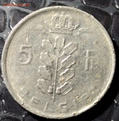 5 ФРАНКОВ 1965 БЕЛЬГИЯ - P_20181027_183438_HDR
