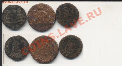 Сибирь 3 монеты.Деньга 1768,1777, копейка 1768.До 22.05.11 - сибирь3