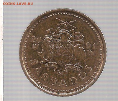 5 ЦЕНТОВ 2001 БАРБАДОС - 007