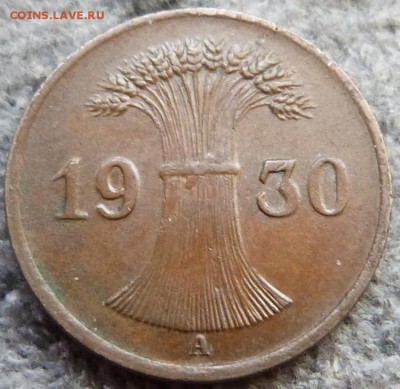 1 рейхспфенниг 1930г.(A) -до 04.11.18 в 22.00 МСК - P1080740.JPG
