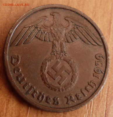 2 рейхспфеннига 1939г.(F) -до 04.11.18 в 22.00 МСК - P1080482.JPG