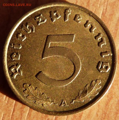 5 рейхспфеннигов 1939г.(A) -до 04.11.18 в 22.00 МСК - P1080507.JPG