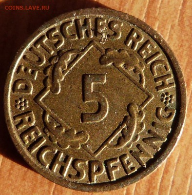 5 рейхспфеннигов 1936г.(F) -до 04.11.18 в 22.00 МСК - P1080513.JPG