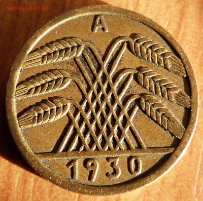 5 рейхспфеннигов 1930г.(A) -до 04.11.18 в 22.00 МСК - P1080600.JPG