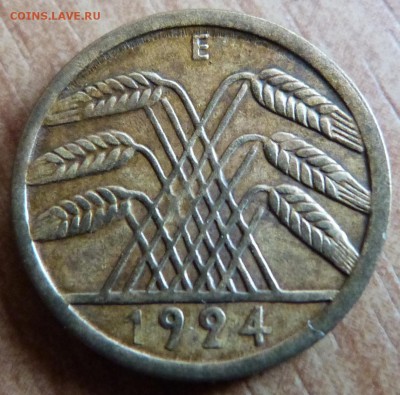 5 рейхспфеннигов 1924г.(E) -до 04.11.18 в 22.00 МСК - P1080691.JPG
