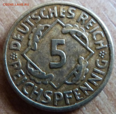 5 рейхспфеннигов 1924г.(E) -до 04.11.18 в 22.00 МСК - P1080694.JPG