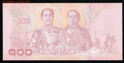 ТАИЛАНД 100 БАТ 2018 UNC - 8 001