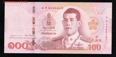 ТАИЛАНД 100 БАТ 2018 UNC - 7 001