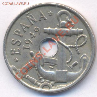 Испания 50 центимос 1956 г. До 21.05.11 г. 20-00 МСК. - Испания