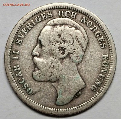 Швеция. Серебрянная 1 крона 1889 с 200р! до 3 ноября 22-30 - P_20180927_202849_vHDR_Auto_1