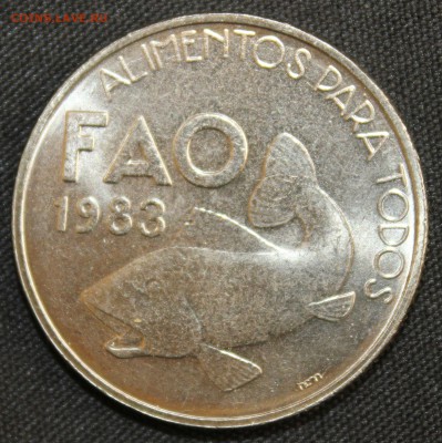 С РУБ.FAO ПОРТУГАЛИЯ 25 эскудо 1983г. ТРЕСКА до 6.11 в 22-00 - IMG_4930.JPG