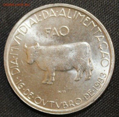 С РУБ.FAO ПОРТУГАЛИЯ 5 эскудо 1983г. КОРОВА до 6.11 в 22-00 - IMG_4932.JPG
