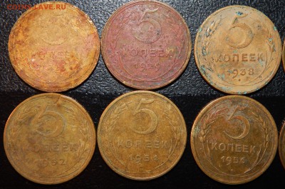 5 копеек 1926-1974 гг., СССР, 10 штук, до 22:00 2.11.18 г. - 5-26 29 38 46 49 52 54 56 61 74-2.JPG