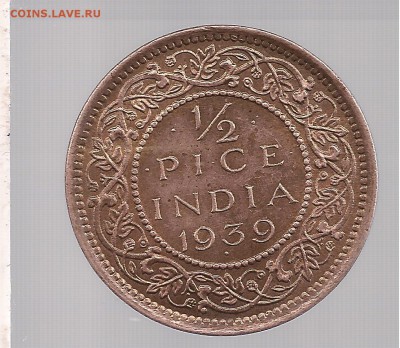 2 ПАЙСА 1939 ИНДИЯ БРИТАНСКАЯ - 017