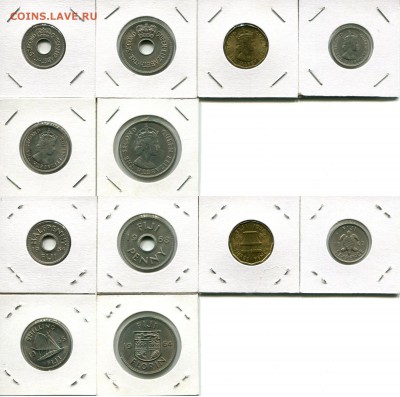 Фиджи подборка 1953-67 до 04.11.18 22-00 мск - Fiji 1953-1967 dif