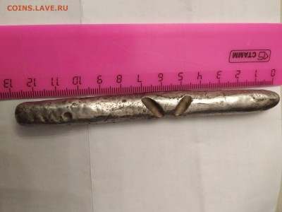 литовская 3- х гранная гривна. Подлинность, оценка - 1541054861360490