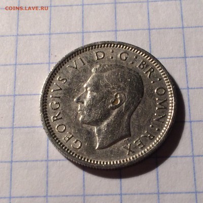 6 ПЕНСОВ 1950 ВЕЛИКОБРИТАНИЯ - IMG_0039[1].JPG