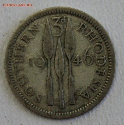 С РУБ.ЮЖНАЯ РОДЕЗИЯ 3 пенса 1946г.ГЕОРГ-VI до 7.11 в 22-00 - IMG_4662.JPG