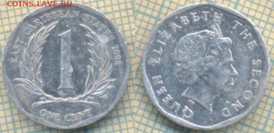 Восточные Карибы 1 цент 2008 г. , до 06.11.2018 г. 22.00 по - Вост Карибы  1 цент 2008  4329