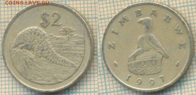 Зимбабве 2 доллара 1997 г. , до 06.11.2018 г. 22.00 по Москв - Зимбабве 2 доллара 1997 4332