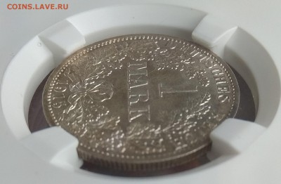 Германия. 1 марка 1915 А в слабе ННР MS 64. 05.11.18 в 22:00 - IMG_20181101_091243