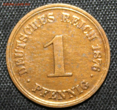 С РУБ.ГЕРМАНИЯ 1 пфенниг 1876г."D" до 8.11 в 22-00 - IMG_4884.JPG