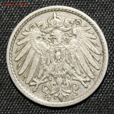 С РУБ.ГЕРМАНИЯ 5 пфеннигов 1912г."F" до 8.11 в 22-00 - IMG_4901.JPG