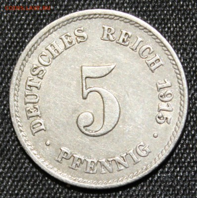 С РУБ.ГЕРМАНИЯ 5 пфеннигов 1915г."J" до 8.11 в 22-00 - IMG_4904.JPG