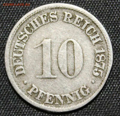 С РУБ.ГЕРМАНИЯ 10 пфеннигов 1875г."G" до 8.11 в 22-00 - IMG_4890.JPG