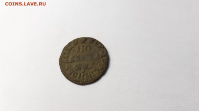 Полушка ПЕТРА 1 1704г буквами до 22.00 4.11.18 нечастая - 1