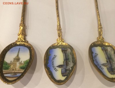 Эмалевые чайные ложечки,6 шт. до 20-00 М. 4.11.18г. - LL4