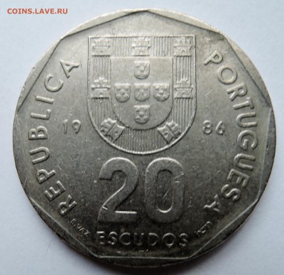ПОРТУГАЛИЯ-20 эскудо 1986 г. до 08.11 в 22.00 - DSCN2986.JPG