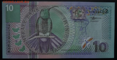 СУРИНАМ 10 гульденов 2000г., ДО 06.11. - 10 гульденов 2000г., А..JPG