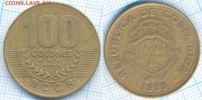 Коста-Рика 100 колон 1998 г.,до 08.11.2018 г. 22.00 по Москв - Коста Рика 100 колонов 1998  3568