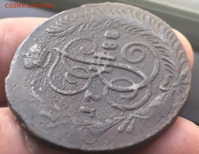 5 копеек 1788 года, СПМ. Перечекан, Биткин #572(R1) - 56C082CF-37E1-4CBC-8AC9-09E254382723