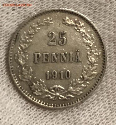 25 пенни 1910 г До 8.11.2018 22.00 по МСК - 0C5B9FEC-AD77-46CC-B621-914619FBB322