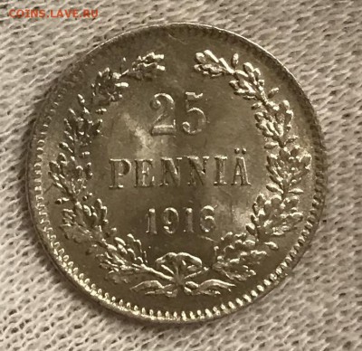 25 пенни 1916 г unc До 8.11.2018 22.00 по МСК - 6AC0D79A-4252-42D1-890D-0D5B18173DED