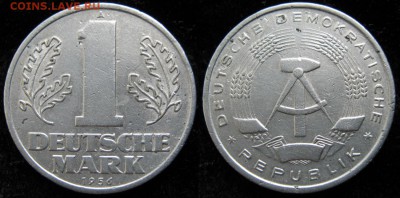 31.Ходячка ГДР 20,50 пфеннигов,1 и 2 марки 1950-1984г. - 31.23. -ГДР 1 марка 1956    163-ас4-3152