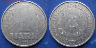 31.Ходячка ГДР 20,50 пфеннигов,1 и 2 марки 1950-1984г. - 31.28. -ГДР 1 марка 1972 A    6641