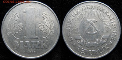 31.Ходячка ГДР 20,50 пфеннигов,1 и 2 марки 1950-1984г. - 31.32. -ГДР 1 марка 1977    163-ас4-3149