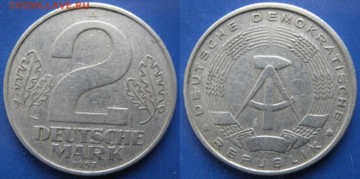 31.Ходячка ГДР 20,50 пфеннигов,1 и 2 марки 1950-1984г. - 31.39. -ГДР 2 марки 1957 А    6425