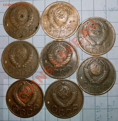 3 копейки  1939-52 помогите определить разновидности - P_3_01