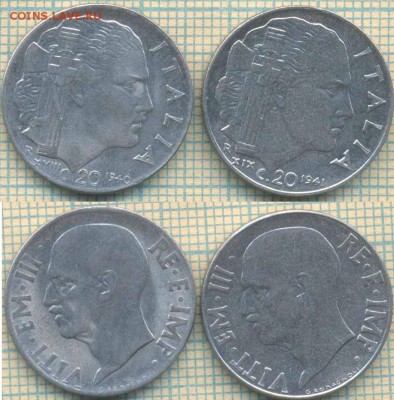 Италия 20с 1940,41 г. , до 08.11.2018 г. 22.00 по Москве - Италия 20 с 1940 41  4026