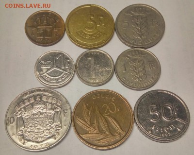 БЕЛЬГИЯ 9 монет все разные, до 10.11.2018 г. 20.00 мск - IMG_2018-11-03_182155_HDR_1541251716448