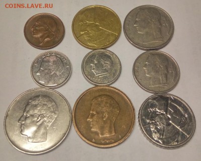 БЕЛЬГИЯ 9 монет все разные, до 10.11.2018 г. 20.00 мск - IMG_2018-11-03_182240_HDR_1541251738790